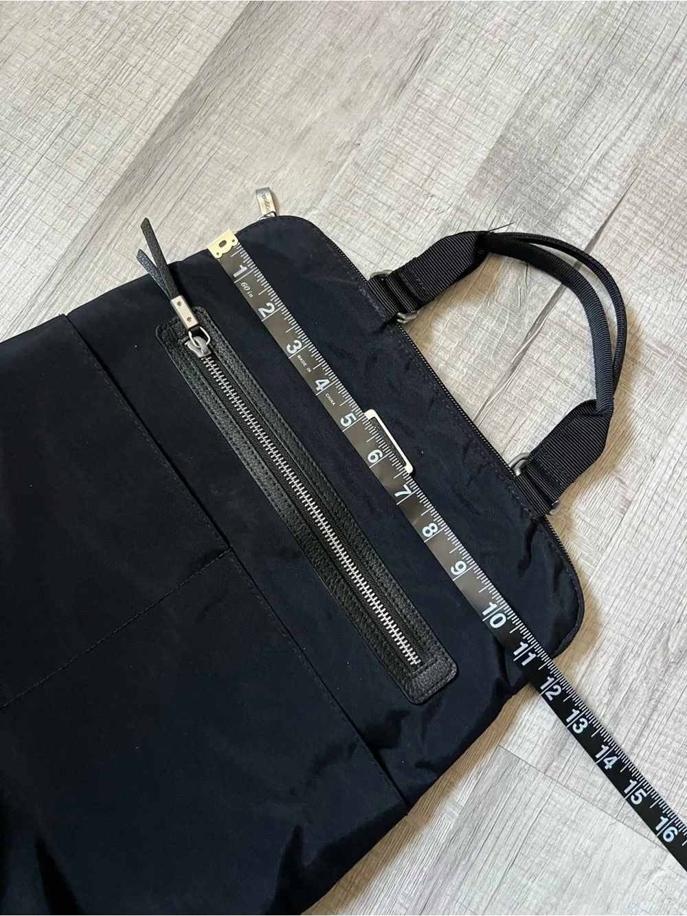 BAGGALLINI Jessica Black Convertible Backpack Tote Silver Hardware Travel